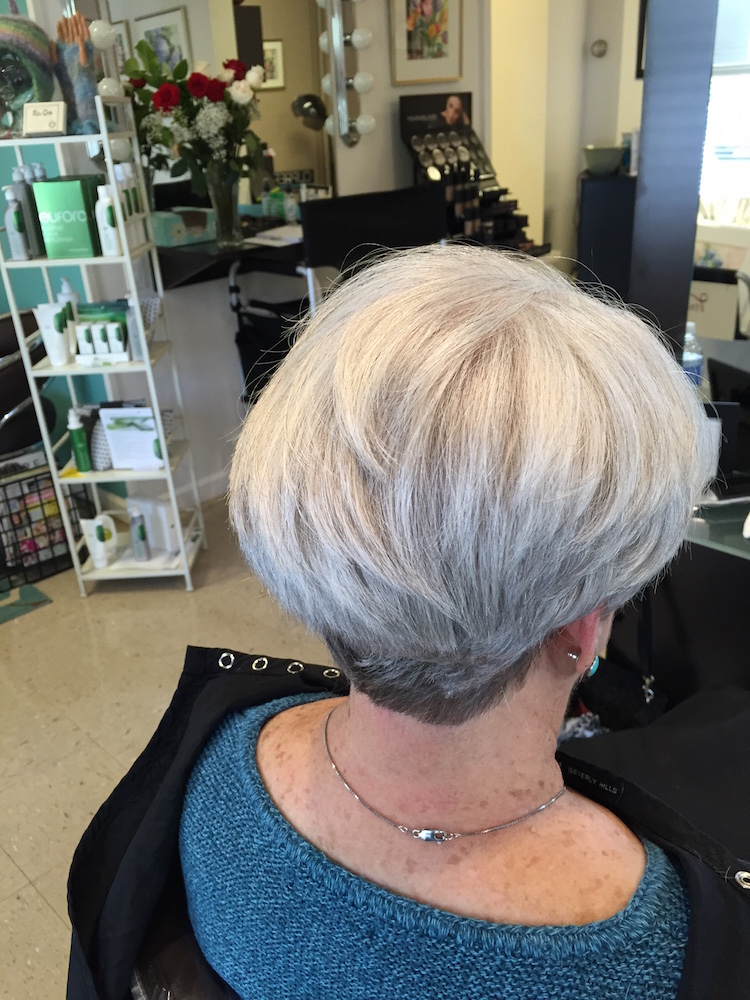 Womens haircut short Guilford CT